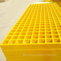 High Quality Yellow FRP Molded Grille Pultruded Fiberglass Grating